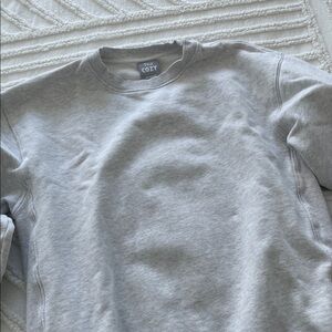 TNA Heather Cloud White Boyfriend Sweater